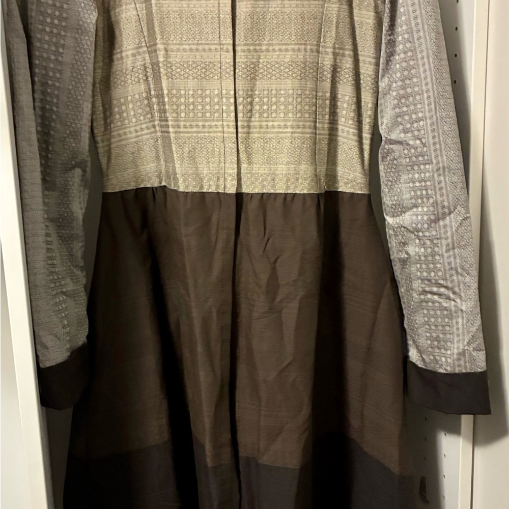 Stylish Women's Utility Jacket in Brown and Gray. Bought in Sarajevo, Bosnia